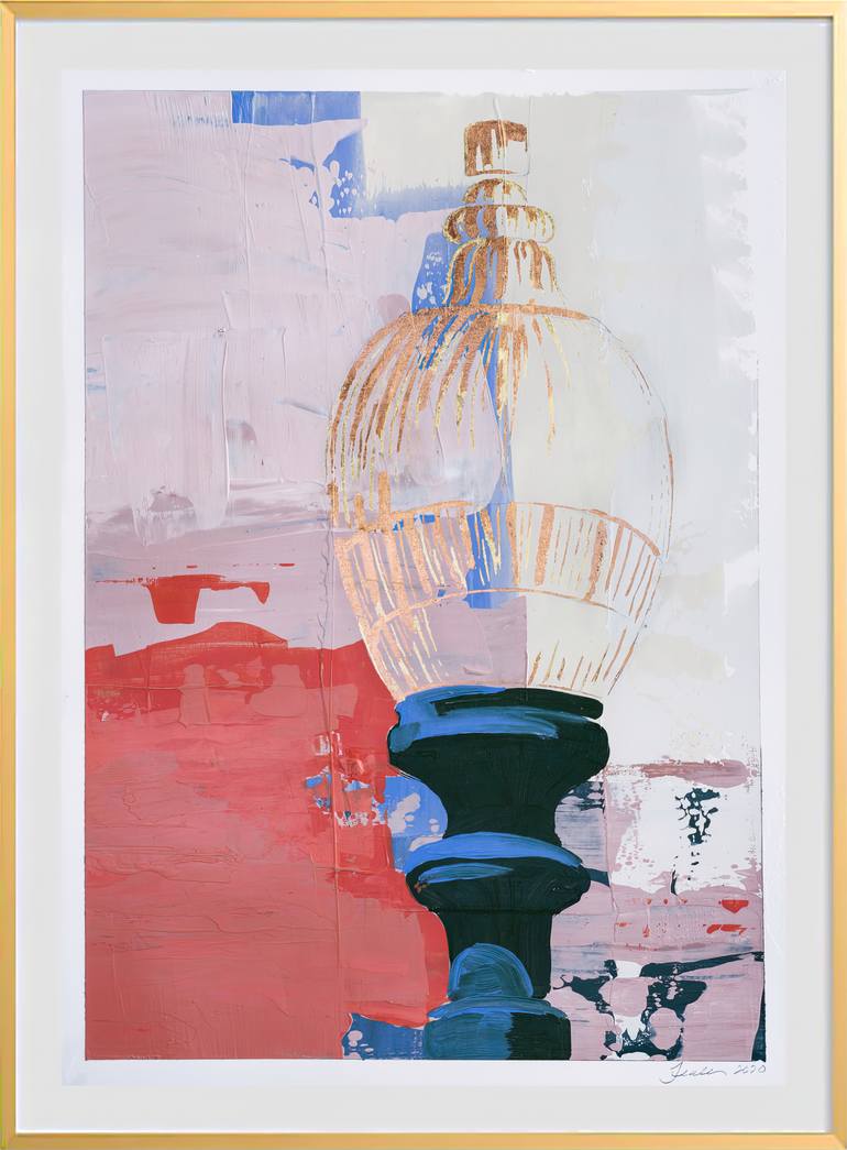 Original Documentary Architecture Painting by Teale Hatheway