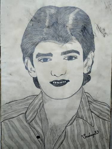 Print of Portraiture Celebrity Drawings by Sandeep Kumar Mishra