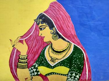 Print of Folk Culture Paintings by Sandeep Kumar Mishra