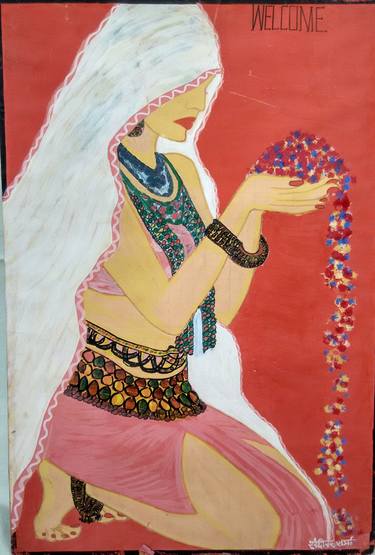 Original World Culture Painting by Sandeep Kumar Mishra