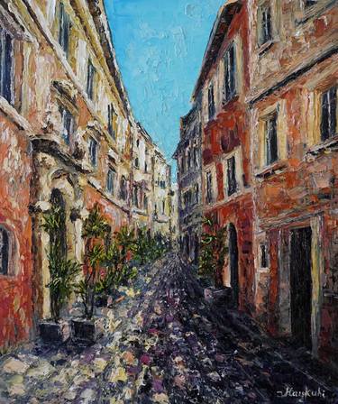 Original Impressionism Cities Paintings by Haykuhi Khachatryan