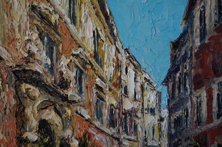 Original Impressionism Cities Painting by Haykuhi Khachatryan