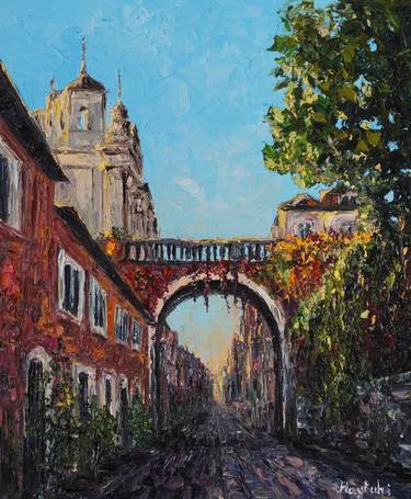 Original Impressionism Cities Paintings by Haykuhi Khachatryan