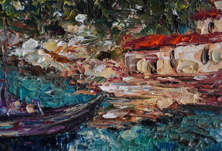 Original Expressionism Seascape Painting by Haykuhi Khachatryan