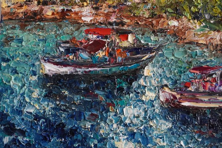Original Expressionism Seascape Painting by Haykuhi Khachatryan