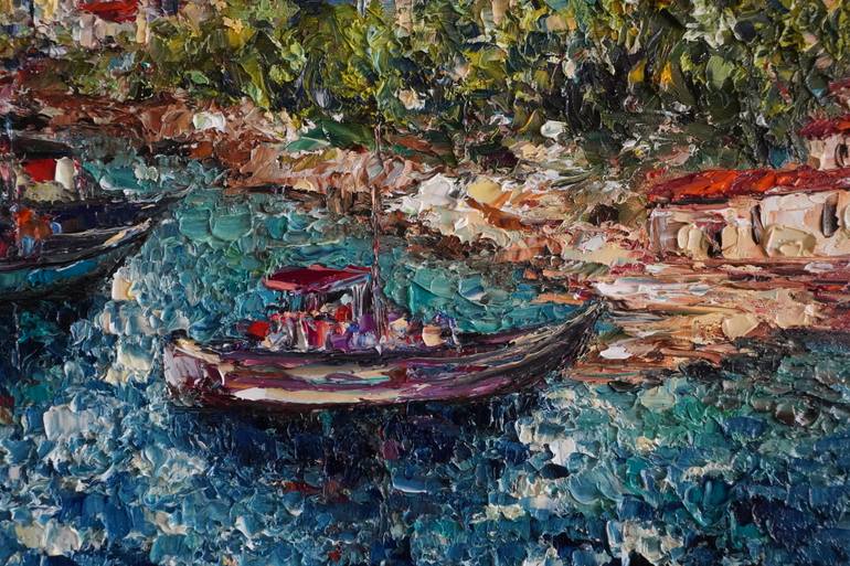 Original Expressionism Seascape Painting by Haykuhi Khachatryan