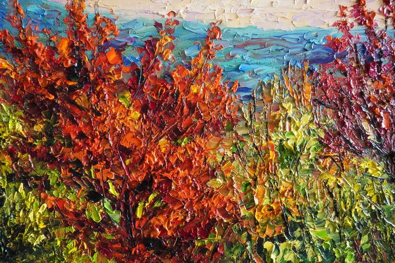 Original Impressionism Landscape Painting by Haykuhi Khachatryan