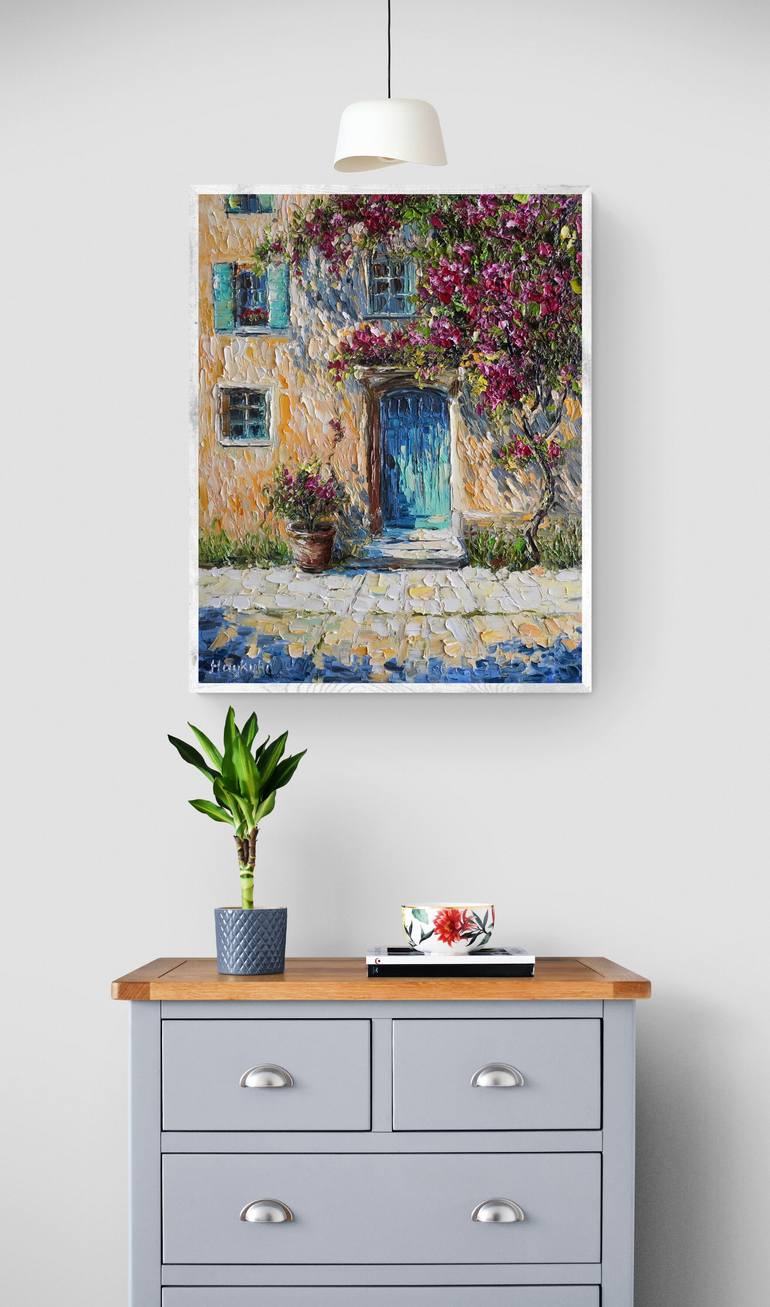 Original Impressionism Cities Painting by Haykuhi Khachatryan