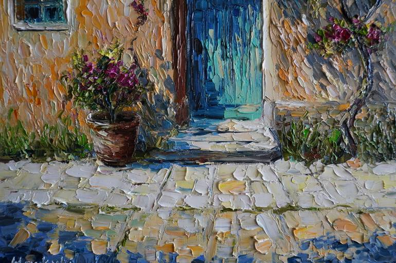 Original Impressionism Cities Painting by Haykuhi Khachatryan
