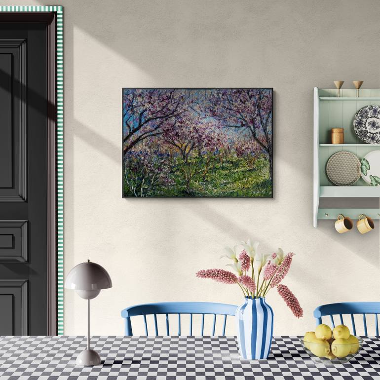 Original Contemporary Landscape Painting by Haykuhi Khachatryan