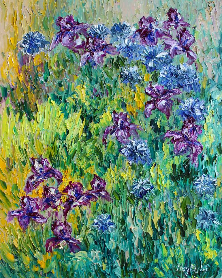 Original Impressionism Floral Paintings by Haykuhi Khachatryan