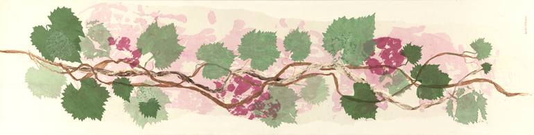 Original Abstract Botanic Paintings by Jan Sullivan Fowler