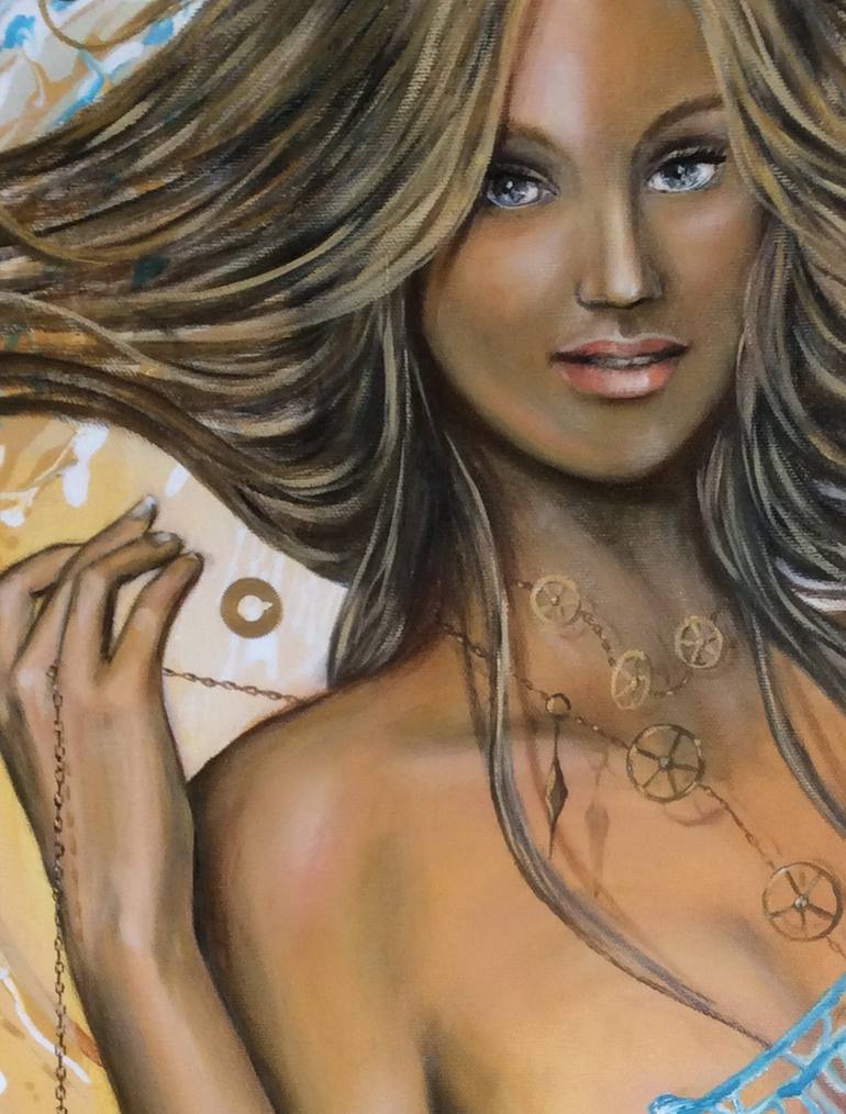 Original Abstract Fantasy Painting by Natalya Simonova
