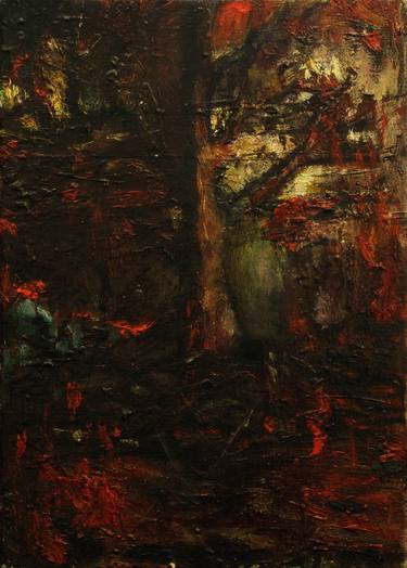 Print of Expressionism Tree Paintings by Erdal Kara