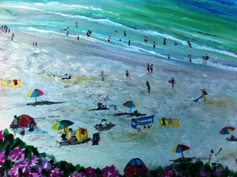 Original Realism Beach Painting by Lindsey Keates