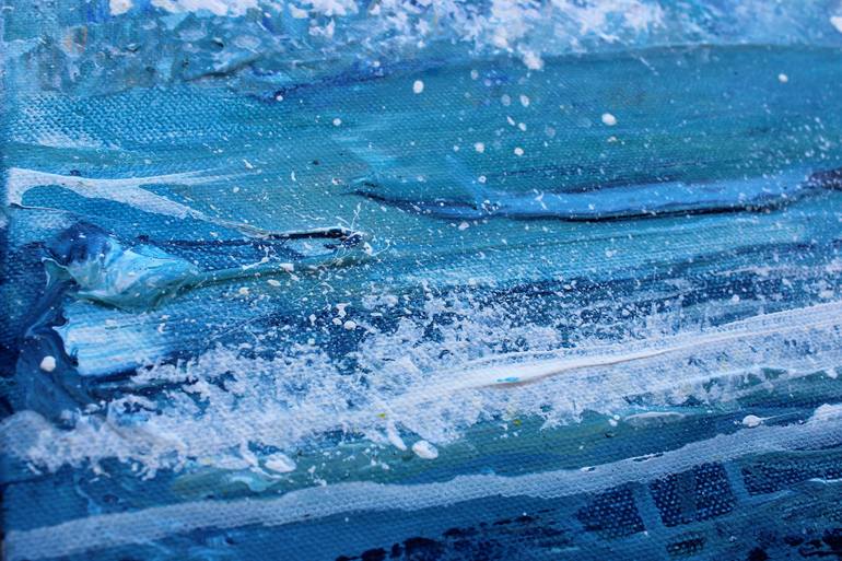 Original Abstract Seascape Painting by Lindsey Keates