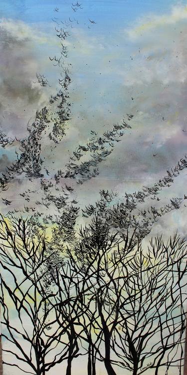 Original Aerial Paintings by Lindsey Keates