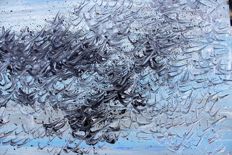 Original Abstract Aerial Painting by Lindsey Keates