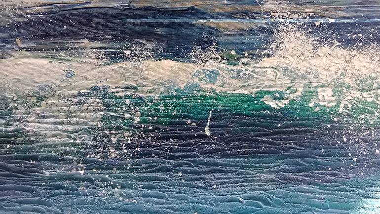 Original Abstract Seascape Painting by Lindsey Keates