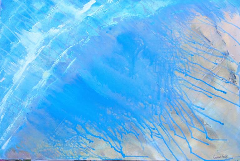 Original Abstract Seascape Painting by Lindsey Keates