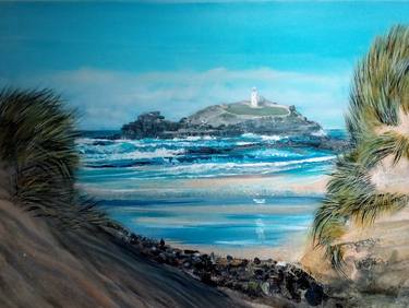 Print of Fine Art Beach Paintings by Lindsey Keates