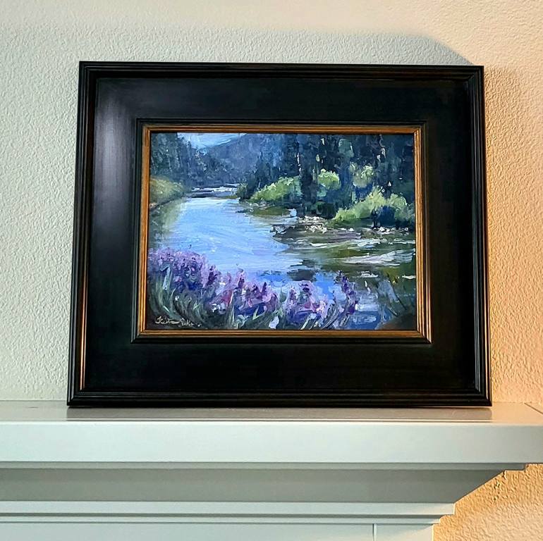 Original Plein Aire Landscape Painting by Kristina Sellers