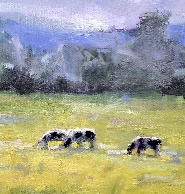 Original Impressionism Landscape Painting by Kristina Sellers