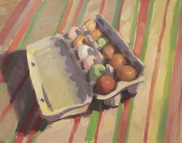 Original Impressionism Food & Drink Painting by Kristina Sellers