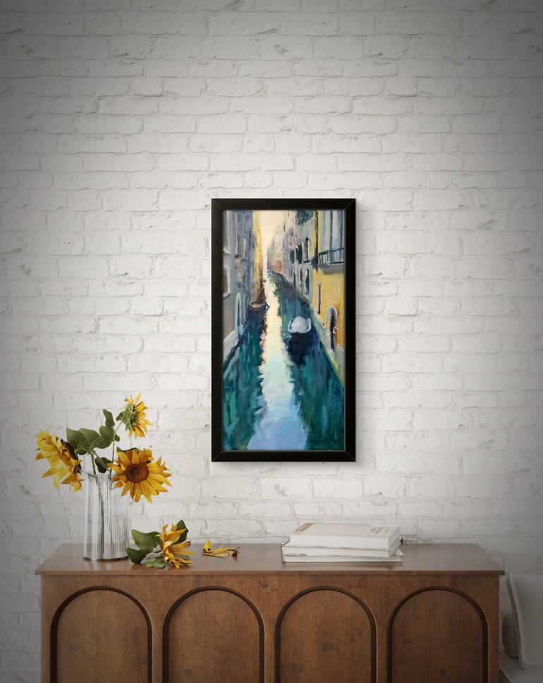 Original Impressionism Travel Painting by Kristina Sellers