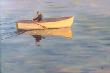 Original Boat Paintings by Kristina Sellers