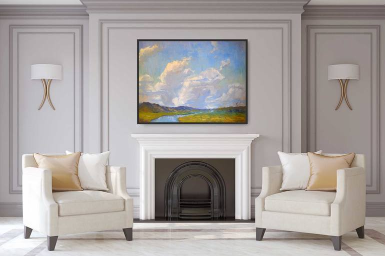 Original Fine Art Landscape Painting by Kristina Sellers