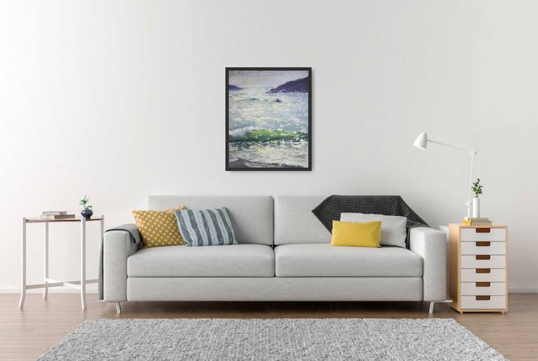 Original Fine Art Beach Painting by Kristina Sellers