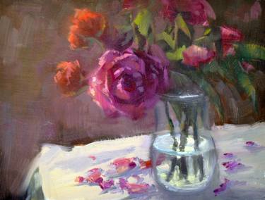 Original Fine Art Floral Paintings by Kristina Sellers