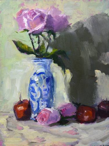 Original Impressionism Floral Paintings by Kristina Sellers