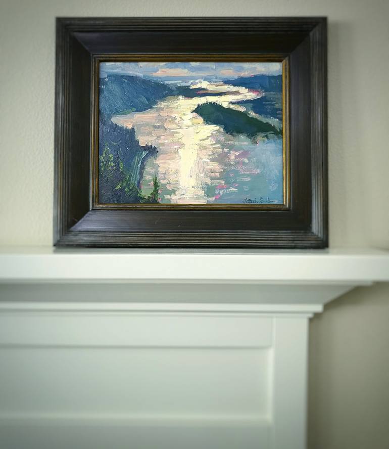 Original Impressionism Landscape Painting by Kristina Sellers