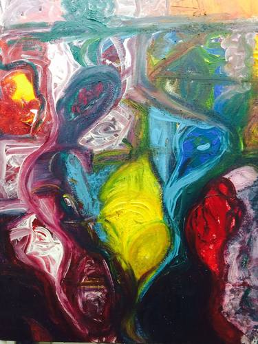 Original Abstract Paintings by L L