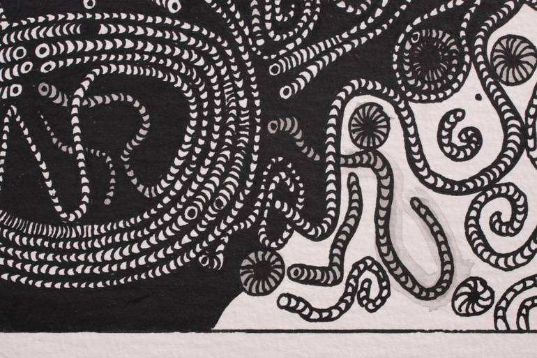 Original Black & White Science/Technology Painting by Anthony Martin