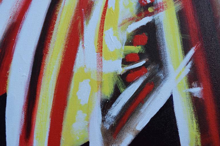 Original Abstract Expressionism Animal Painting by Anthony Martin