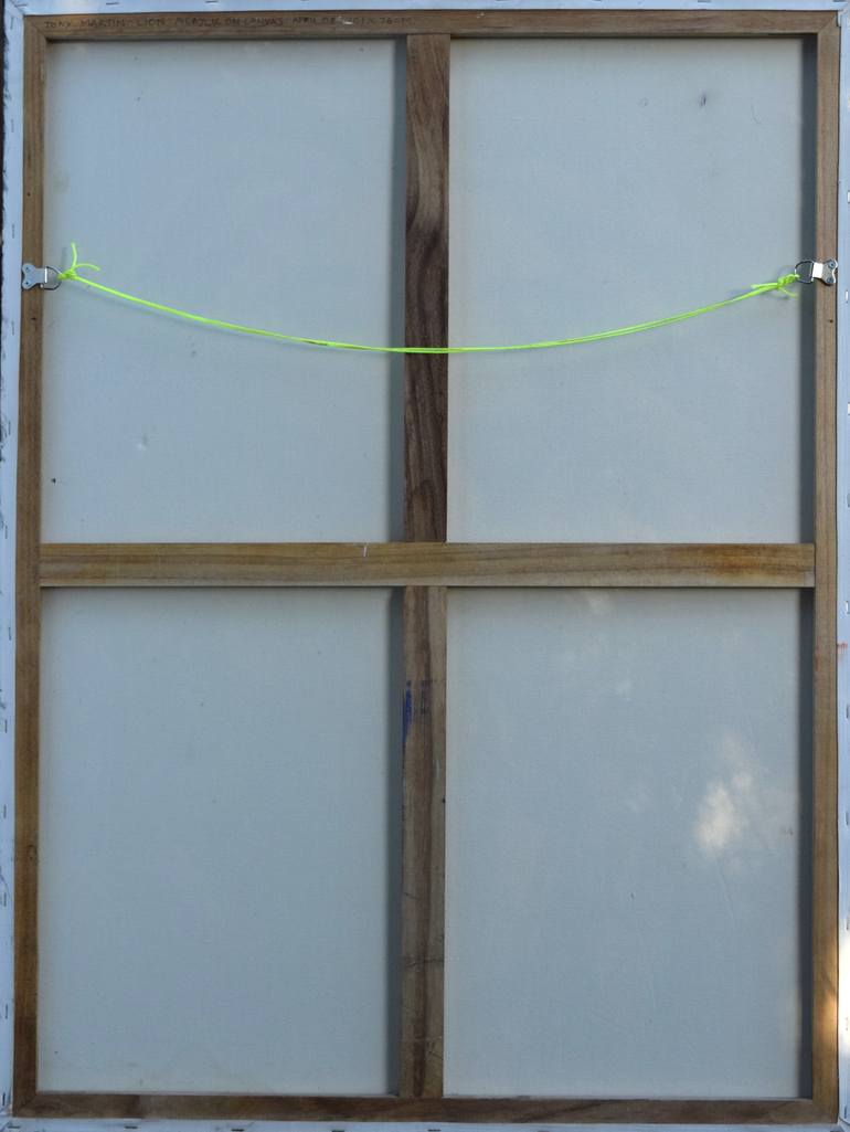 Original Abstract Expressionism Animal Painting by Anthony Martin