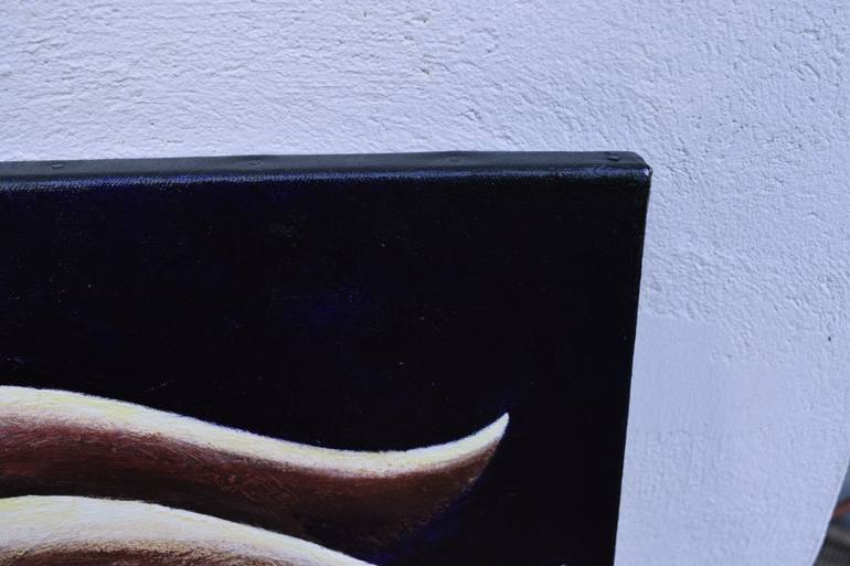 Original Abstract Expressionism Animal Painting by Anthony Martin