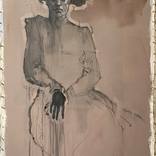 Women with black hands by H James Hoff