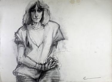 Original Portrait Drawings by H James Hoff