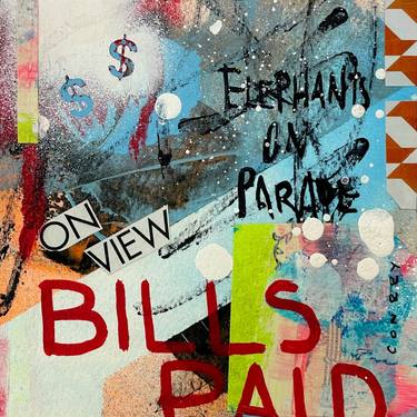Original Maximalism Abstract Mixed Media by Dave Conrey