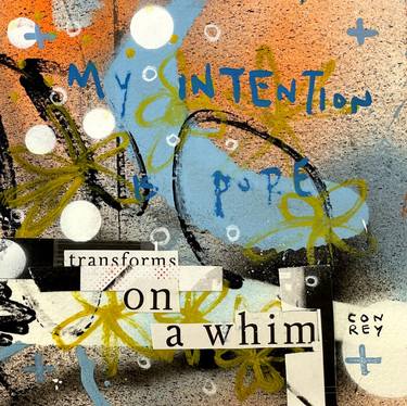 Original Collage Abstract Painting by Dave Conrey