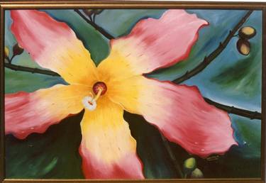 Original Impressionism Floral Paintings by Subodh Maheshwari