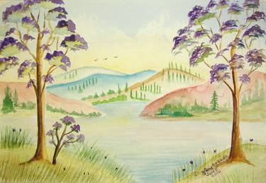 Original Impressionism Landscape Paintings by Subodh Maheshwari