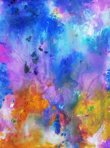 Original Impressionism Abstract Paintings by Subodh Maheshwari