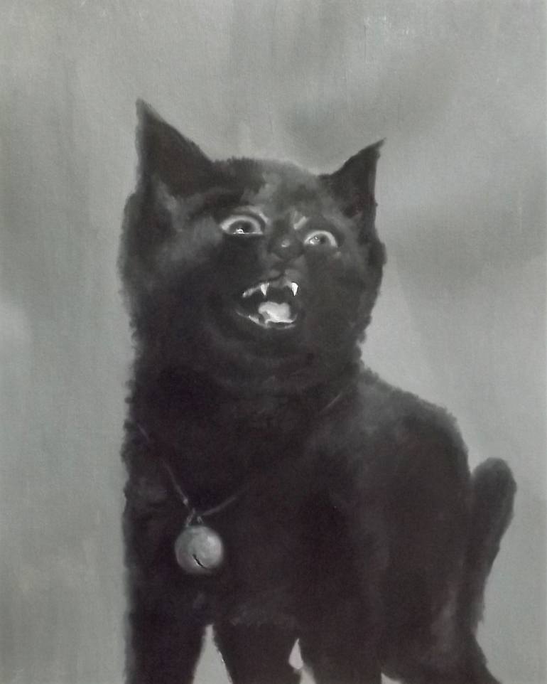 A Cute Black Cat