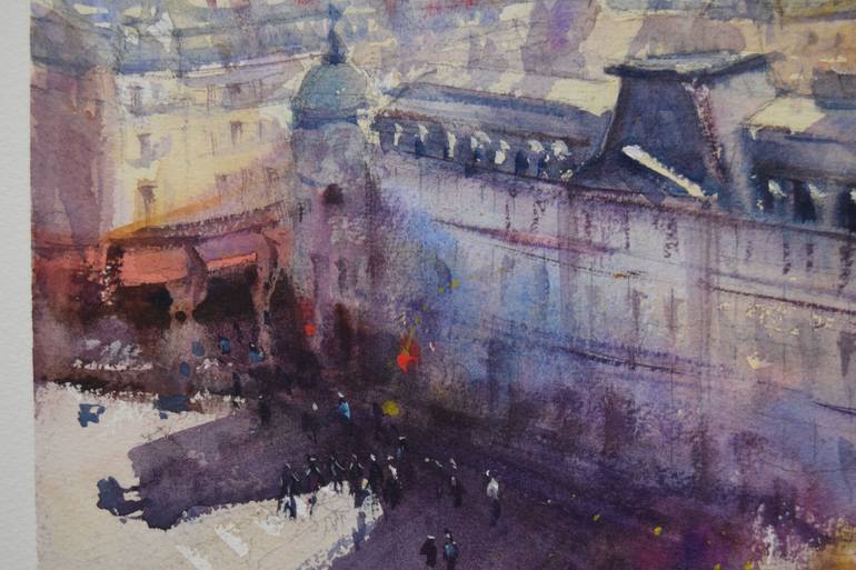 Original Figurative Landscape Painting by Nad Benmansour                 
