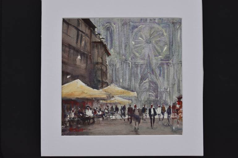 Original Figurative Cities Painting by Nad benmansour                 